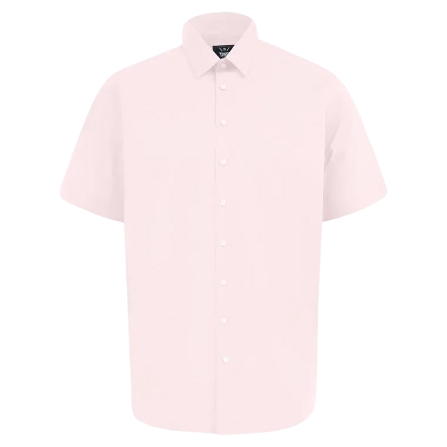 Pink - Front - Duke Mens D555 Lucas Short-Sleeved Shirt