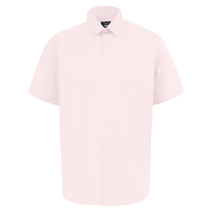 Pink - Front - Duke Mens D555 Lucas Short-Sleeved Shirt