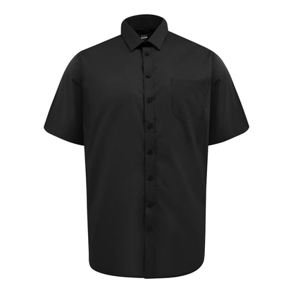 Black - Front - Duke Mens D555 Lucas Stretch Kingsize Short-Sleeved Shirt