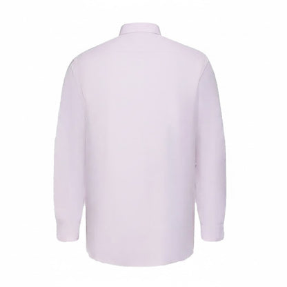 Pink - Back - Duke Mens D555 Richard Oxford Tall Long-Sleeved Shirt