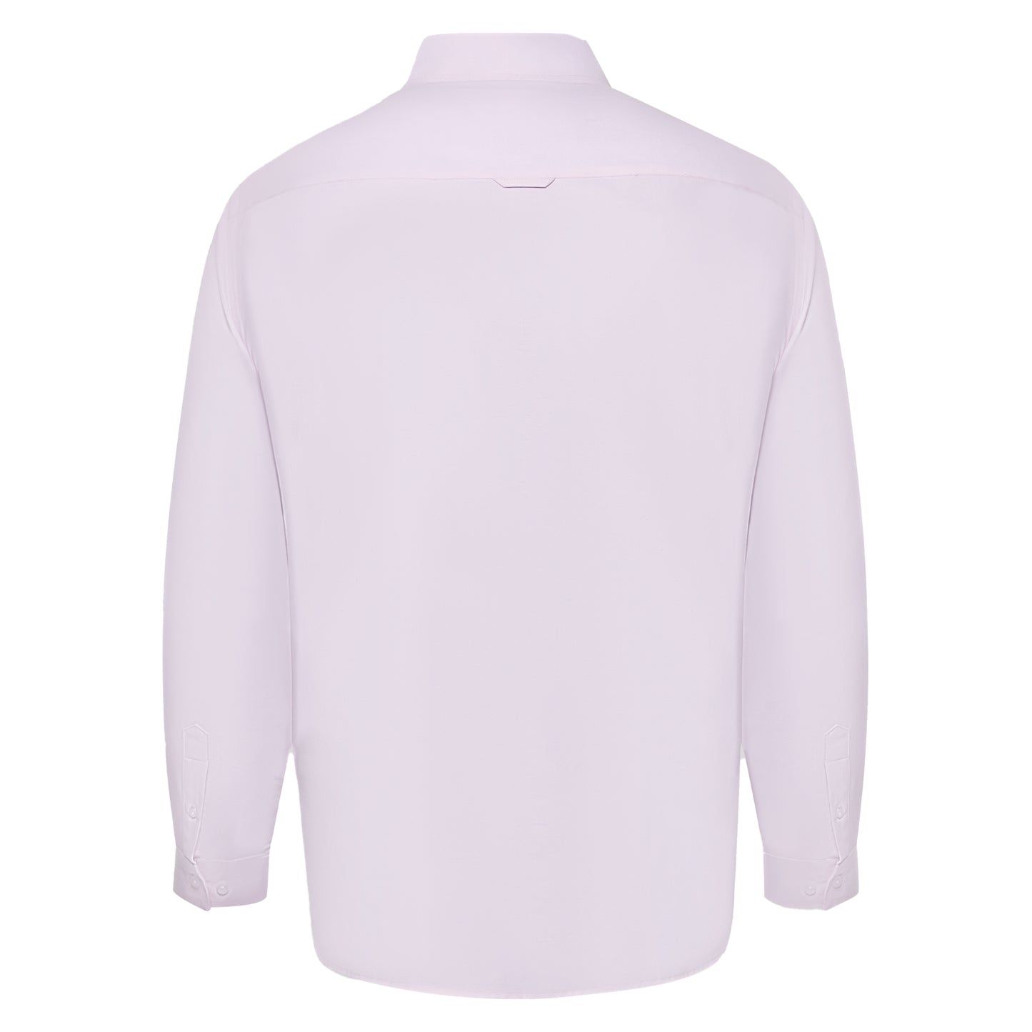 Pink - Back - Duke Mens D555 Richard Oxford Kingsize Tall Long-Sleeved Shirt