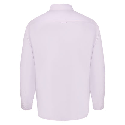Pink - Back - Duke Mens D555 Richard Oxford Kingsize Tall Long-Sleeved Shirt