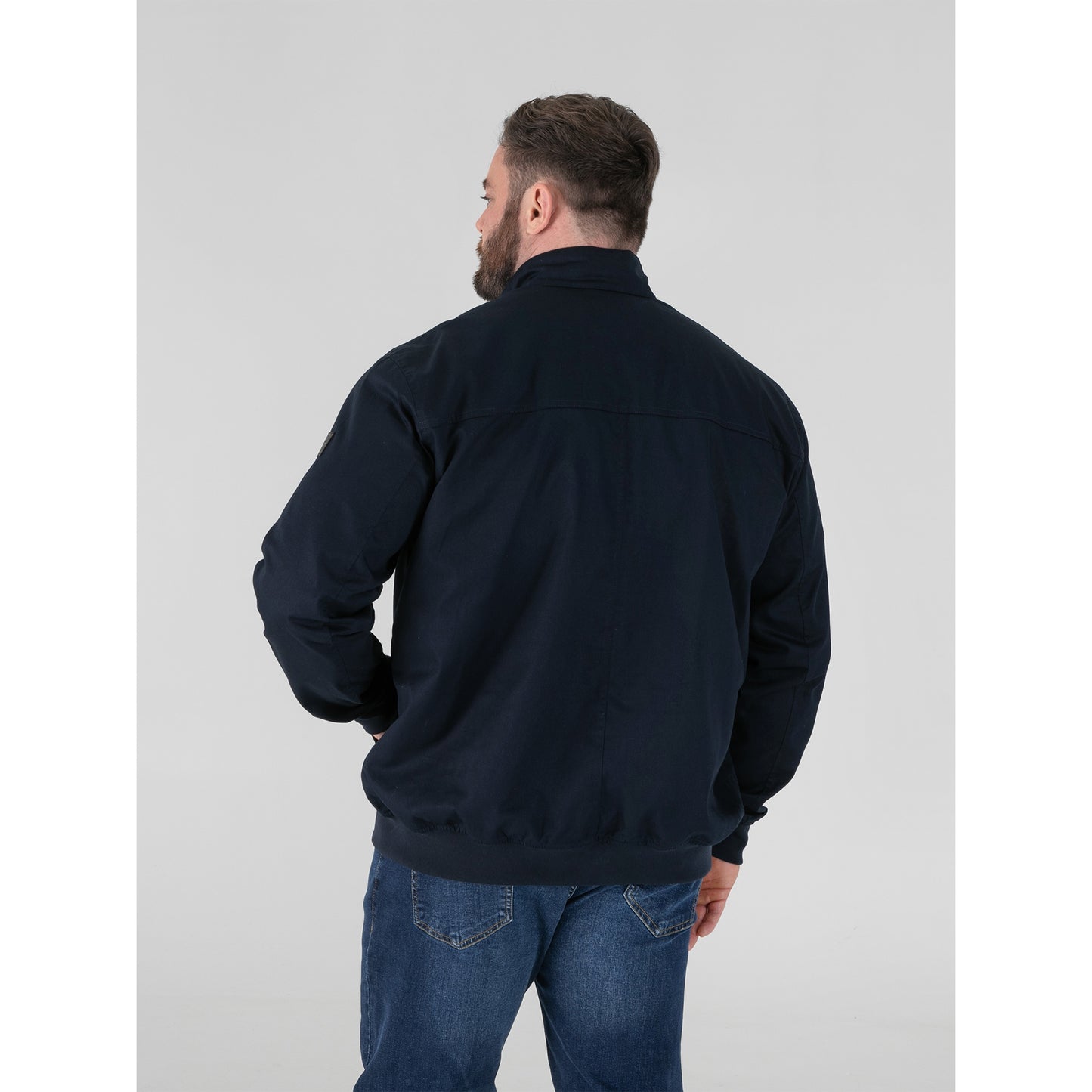 Navy - Lifestyle - Duke Mens D555 Kent Kingsize Harrington Jacket
