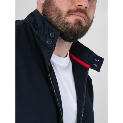 Navy - Pack Shot - Duke Mens D555 Kent Kingsize Harrington Jacket