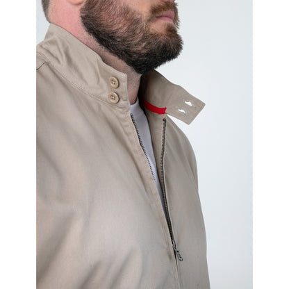 Stone - Pack Shot - Duke Mens D555 Kent Kingsize Harrington Jacket