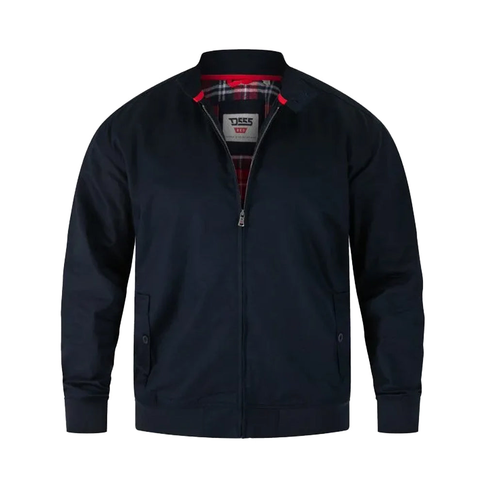 Navy - Front - Duke Mens D555 Kent Kingsize Harrington Jacket