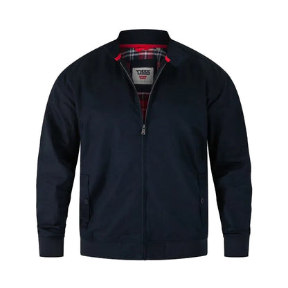 Navy - Front - Duke Mens D555 Kent Kingsize Harrington Jacket