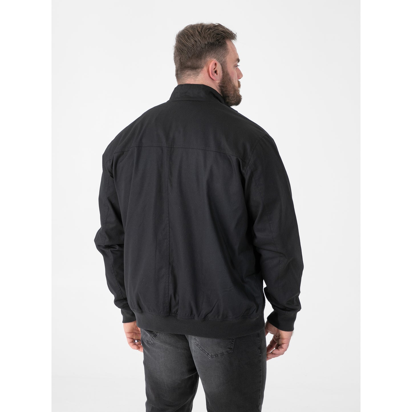 Black - Lifestyle - Duke Mens D555 Kent Kingsize Harrington Jacket
