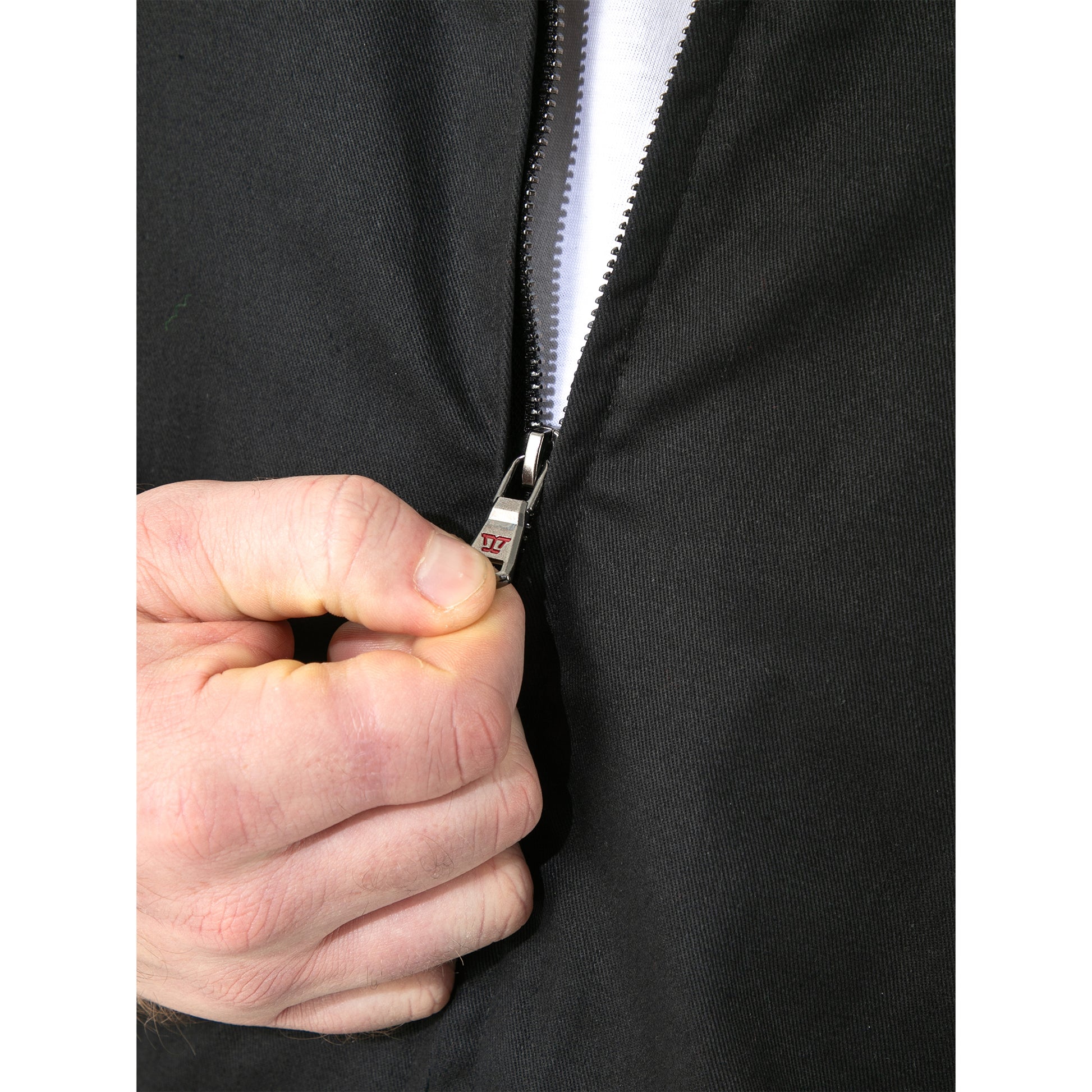 Black - Pack Shot - Duke Mens D555 Kent Kingsize Harrington Jacket