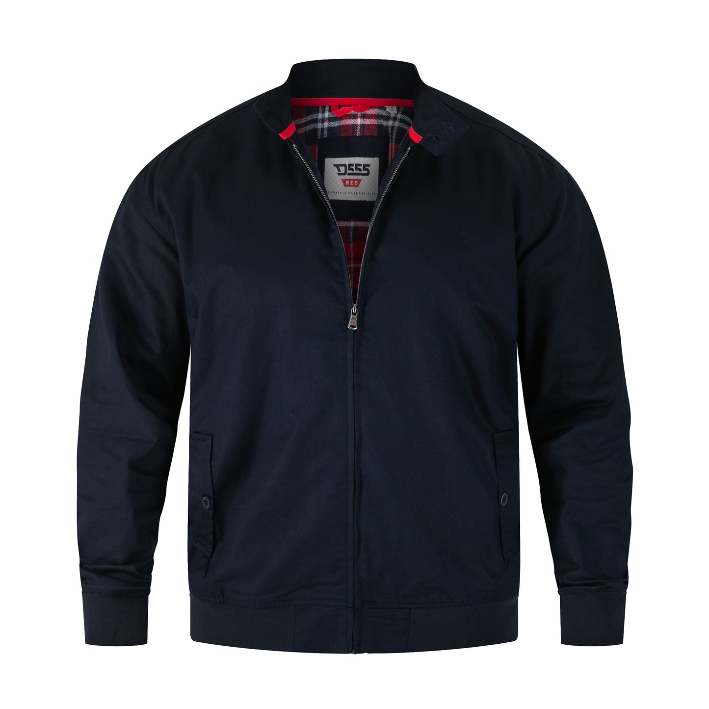 Navy - Front - Duke Mens D555 Kent Kingsize Harrington Jacket