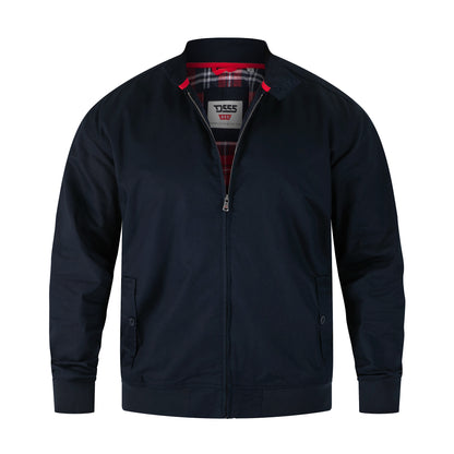 Navy - Front - Duke Mens D555 Kent Kingsize Harrington Jacket