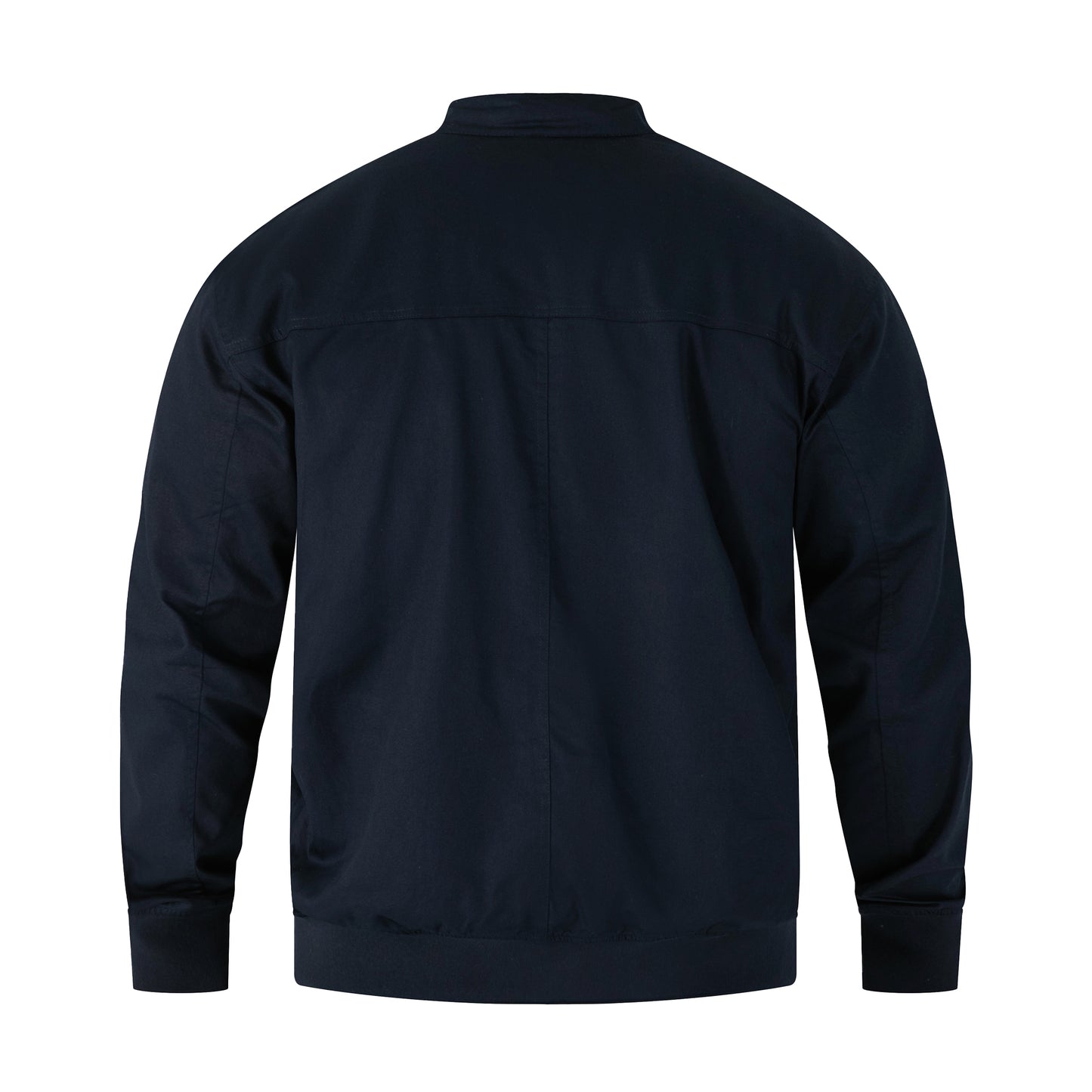 Navy - Back - Duke Mens D555 Kent Kingsize Harrington Jacket