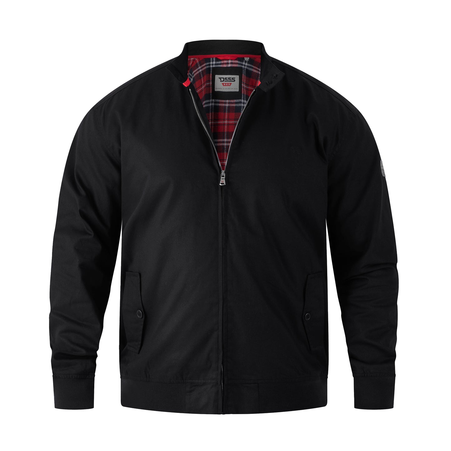 Black - Front - Duke Mens D555 Kent Kingsize Harrington Jacket
