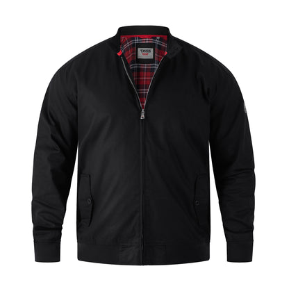 Black - Front - Duke Mens D555 Kent Kingsize Harrington Jacket