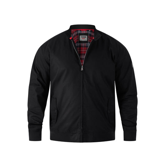 Black - Front - Duke Mens D555 Kent Kingsize Harrington Jacket