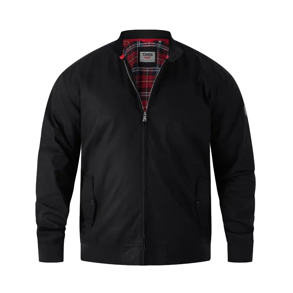 Black - Front - Duke Mens D555 Kent Kingsize Harrington Jacket