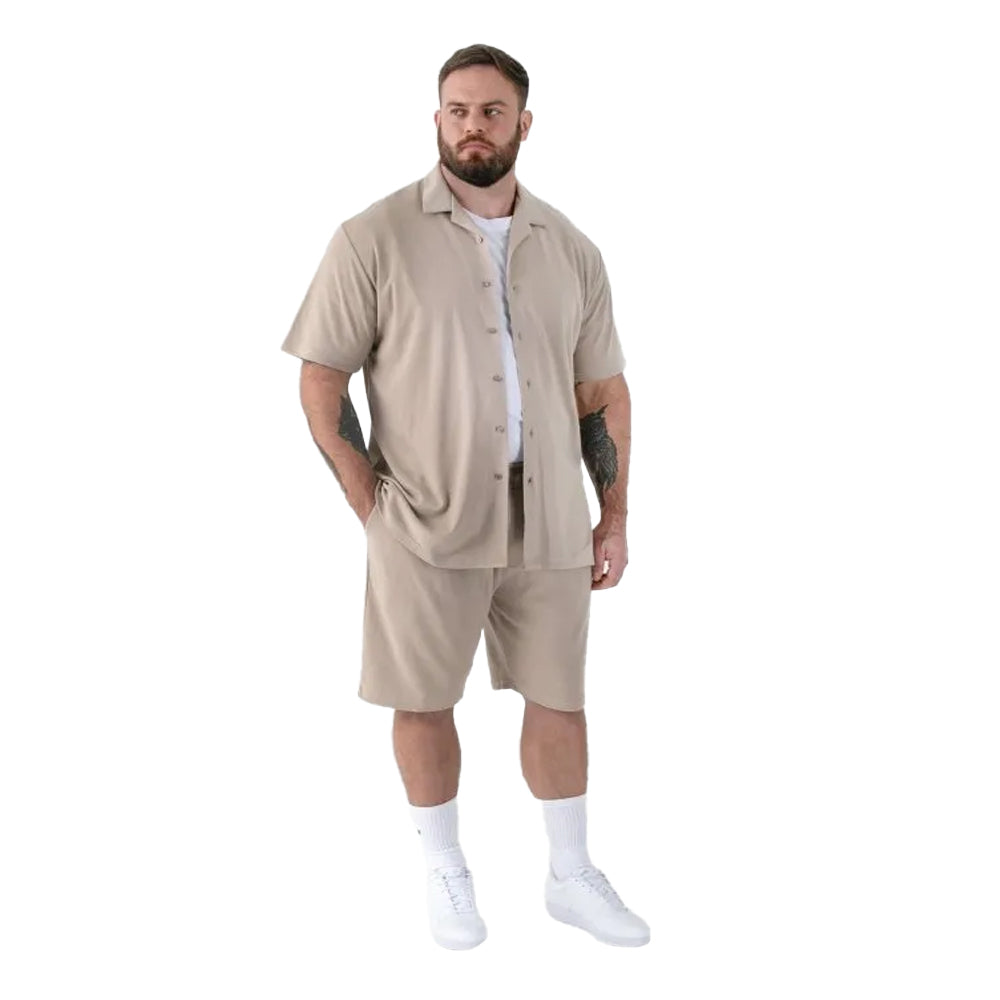 Stone - Lifestyle - Duke Mens Connor D555 Stretch Kingsize Shirt