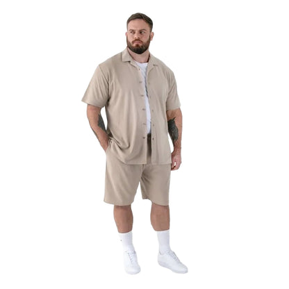 Stone - Lifestyle - Duke Mens Connor D555 Stretch Kingsize Shirt