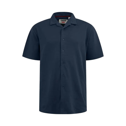Navy - Front - Duke Mens Connor D555 Stretch Kingsize Shirt
