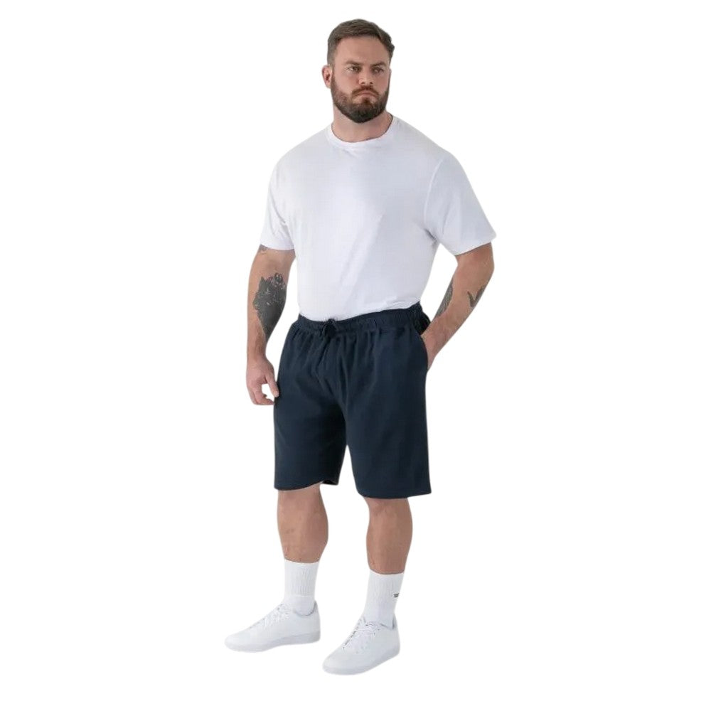 Navy - Pack Shot - Duke Mens Mitchell 2 D555 Stretch Kingsize Shorts
