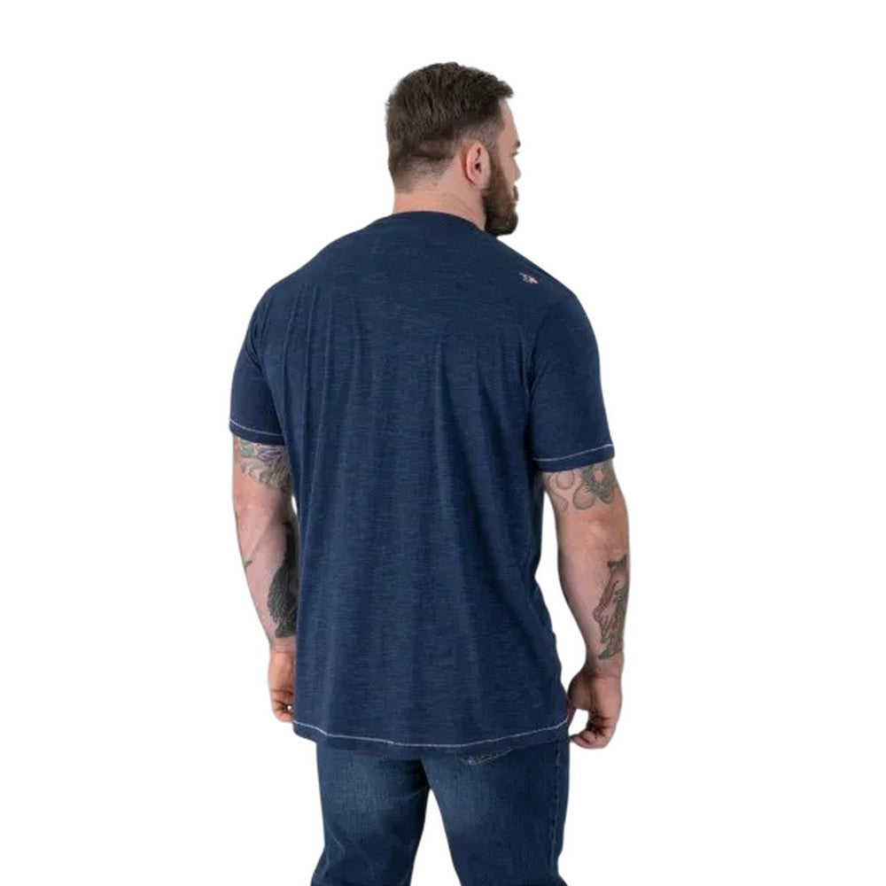 Navy Reno - Back - Duke Mens Cooper D555 Grumpy Old Man Kingsize T-Shirt