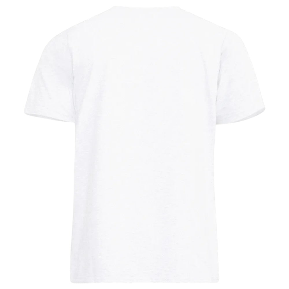 White - Side - Duke Mens Smartly Combed Cotton Kingsize T-Shirt (Pack of 5)