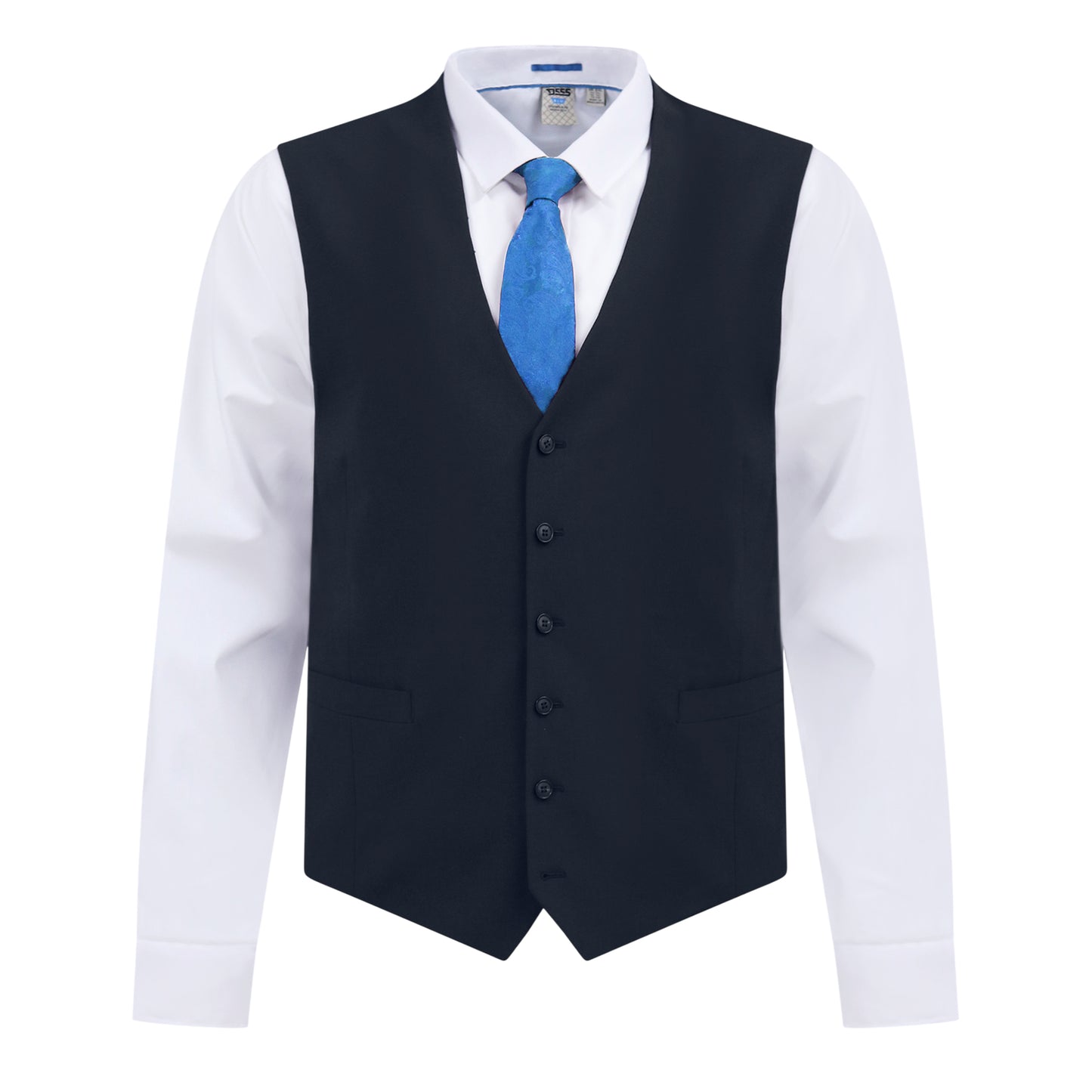Navy - Front - Duke Mens D555 Ted 4 Way Stretch Suit Jacket