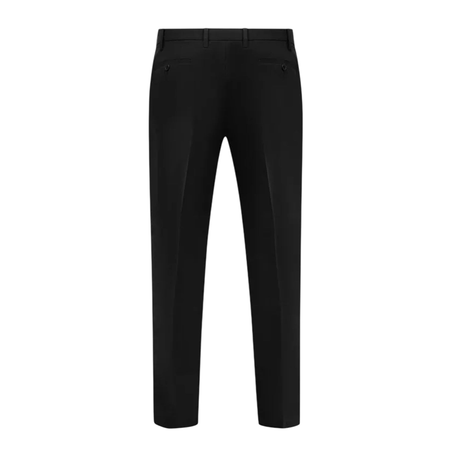 Black - Back - Duke Mens D555 Ted 4 Way Stretch Classic Trousers