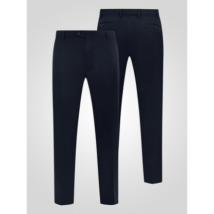 Navy - Pack Shot - Duke Mens D555 Ted 4 Way Stretch Classic Trousers