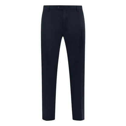 Navy - Front - Duke Mens D555 Ted 4 Way Stretch Classic Trousers