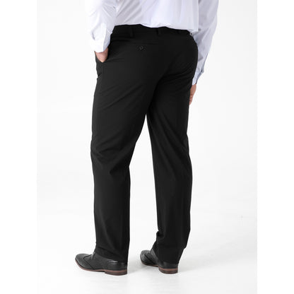 Black - Lifestyle - Duke Mens D555 Ted 4 Way Stretch Classic Trousers