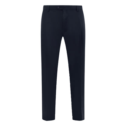 Navy - Back - Duke Mens D555 Ted 4 Way Stretch Classic Trousers