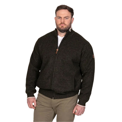 Khaki Brown-Black Marl - Pack Shot - Duke Mens Cesar 2 D555 Kingsize Jacket