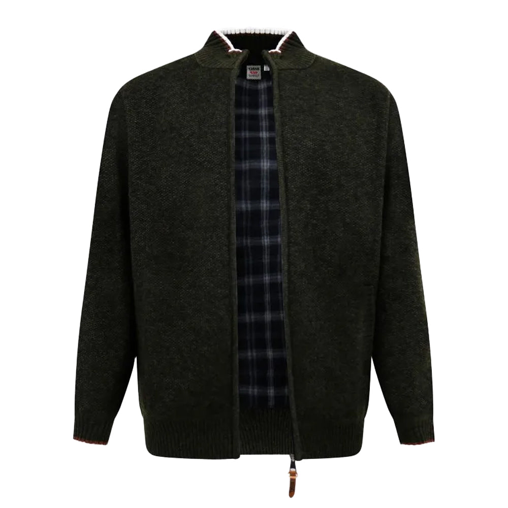 Khaki Brown-Black Marl - Front - Duke Mens Cesar 2 D555 Kingsize Jacket