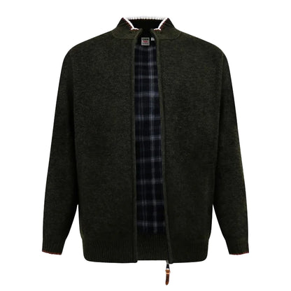 Khaki Brown-Black Marl - Front - Duke Mens Cesar 2 D555 Kingsize Jacket