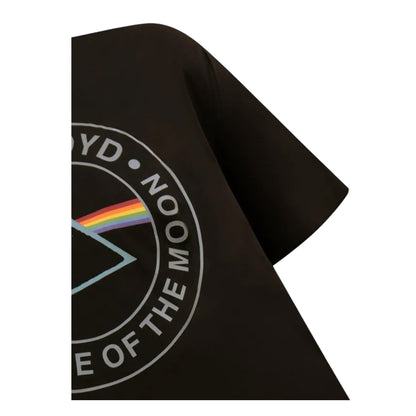 Washed Black - Close up - Duke Mens Dark Side Of The Moon Darius D555 Pink Floyd Kingsize T-Shirt