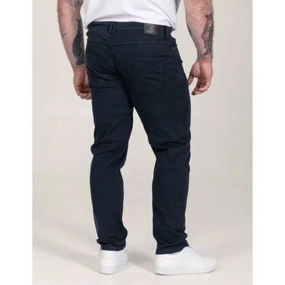 Navy - Lifestyle - Duke Mens Kelvin D555 Stretch Tapered Chinos