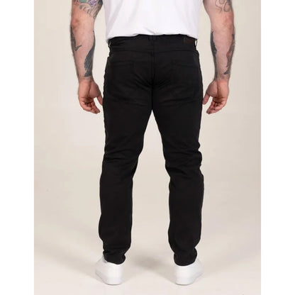 Black - Lifestyle - Duke Mens Kelvin D555 Stretch Tapered Chinos