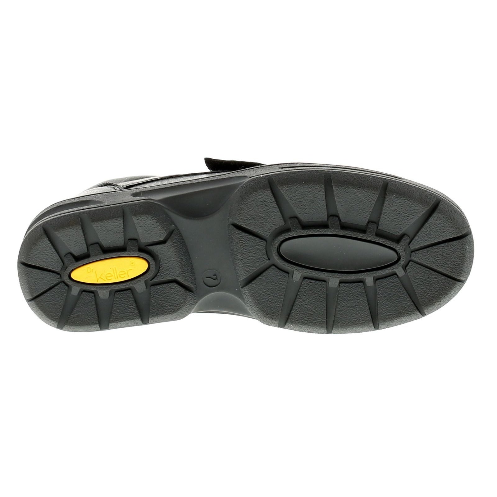 Black - Lifestyle - Dr Keller Mens Touch Fastening Shoes
