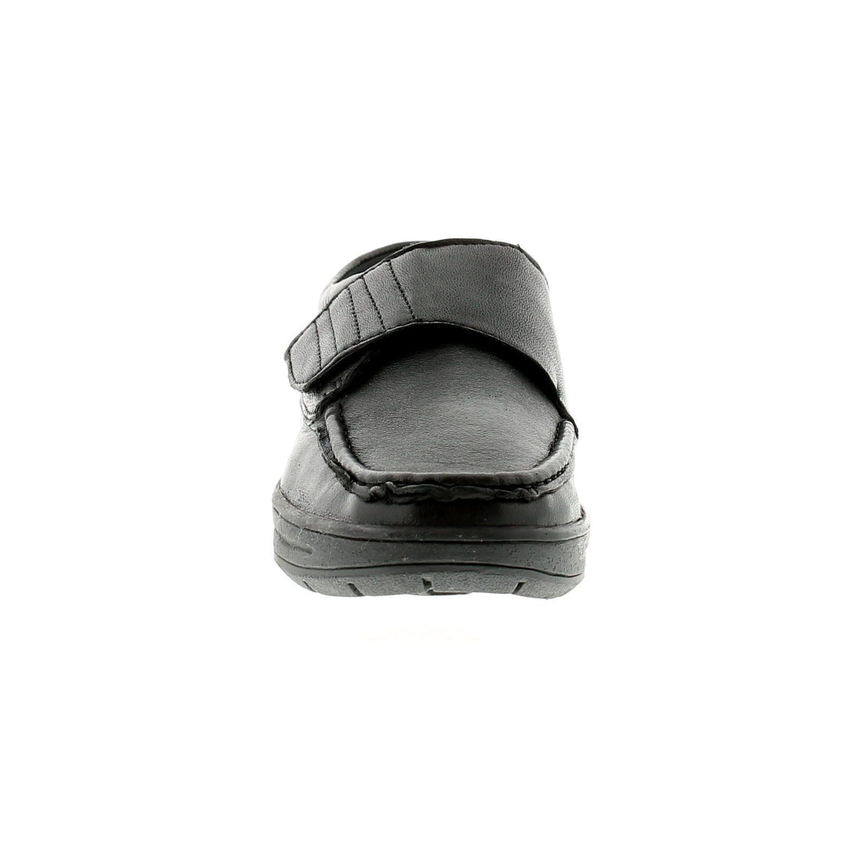 Black - Pack Shot - Dr Keller Mens Touch Fastening Shoes