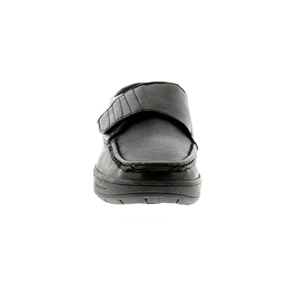 Black - Pack Shot - Dr Keller Mens Touch Fastening Shoes