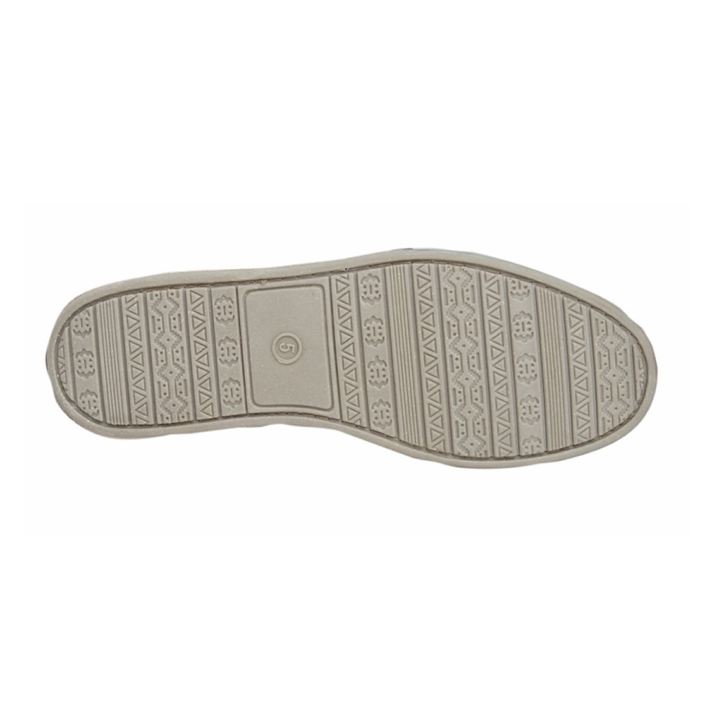 Stone - Back - Mokkers Womens-Ladies Suede Emily Moccasin Slippers