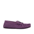Purple - Back - Mokkers Womens-Ladies Lily Slip On Slippers