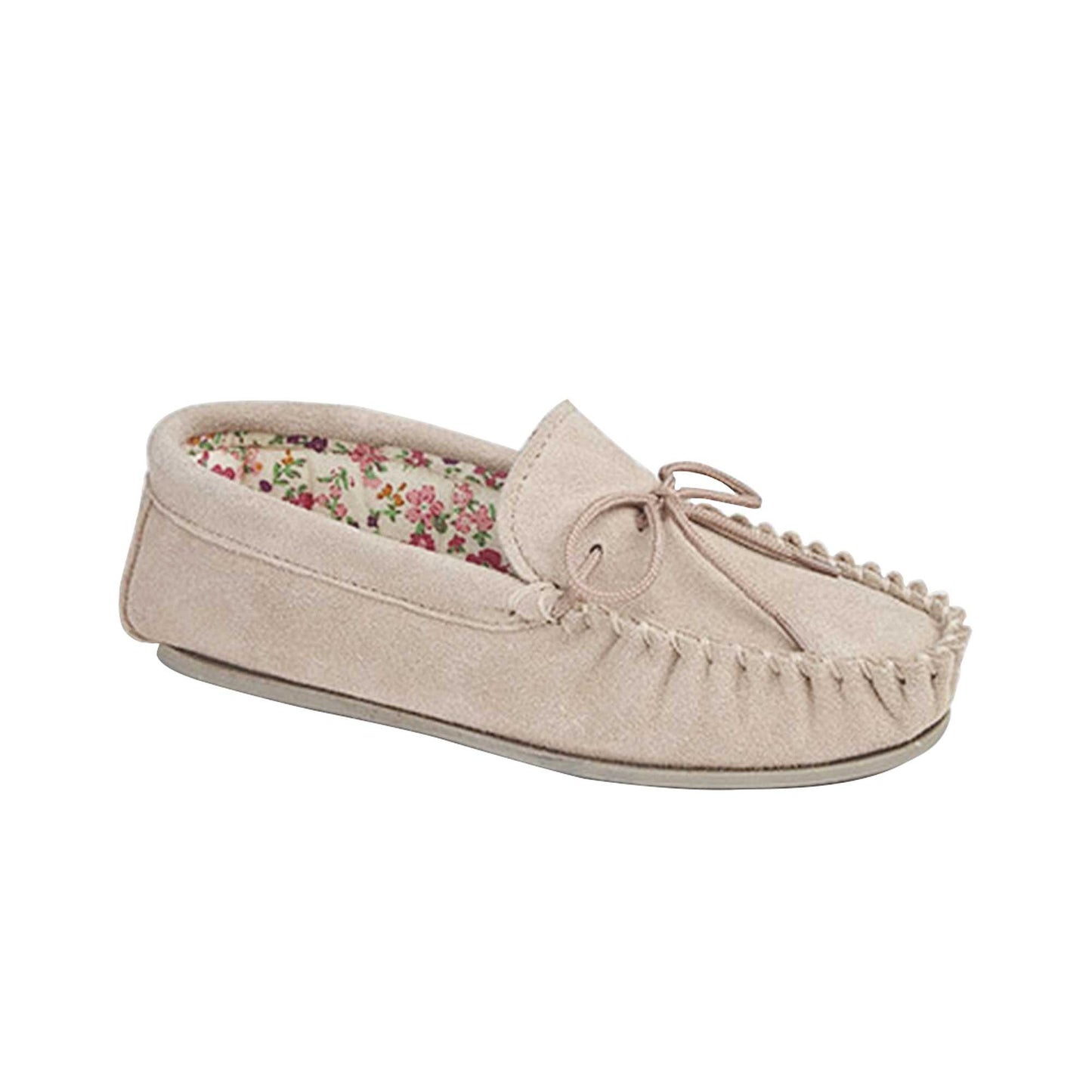 Stone - Front - Mokkers Womens-Ladies Lily Slip On Slippers