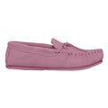 Pink - Back - Mokkers Womens-Ladies Lily Slip On Slippers