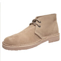 Stone - Back - Roamers Mens Real Suede Unlined Desert Boots