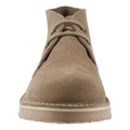 Stone - Front - Roamers Adults Unisex Real Suede Unlined Desert Boots