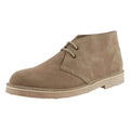 Stone - Lifestyle - Roamers Adults Unisex Real Suede Unlined Desert Boots