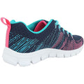 Navy-Aqua-Fuchsia - Pack Shot - Dek Superlight Womens-Ladies Starlight Memory Foam Trainers