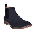 Navy - Front - Roamers Mens Casual Gusset Boots